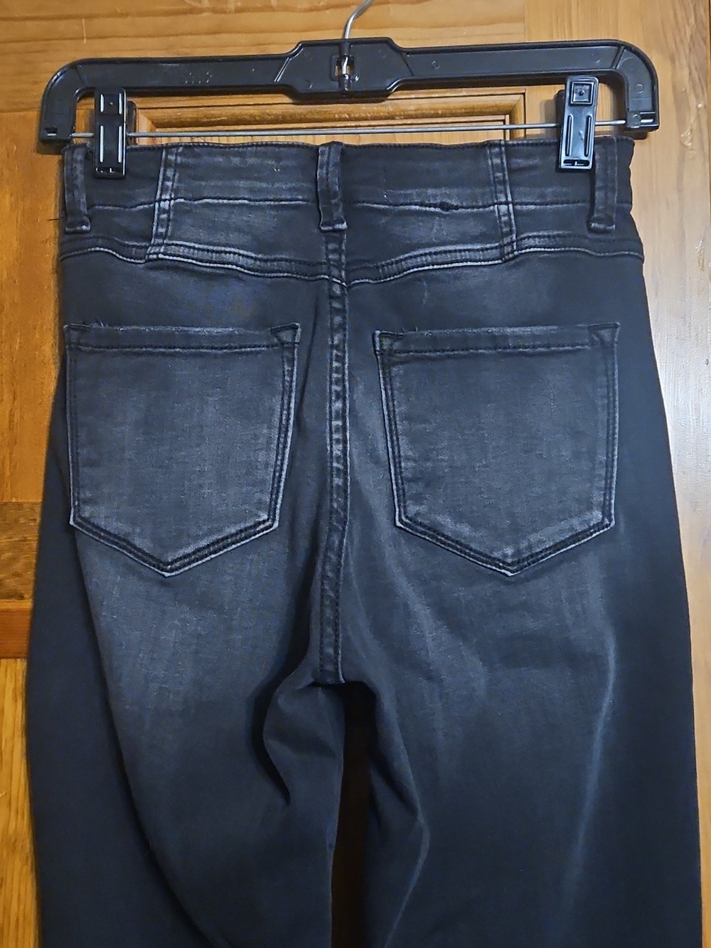 Kancan High-Rise Black Flared Denim Jeans - Picture 8 of 11